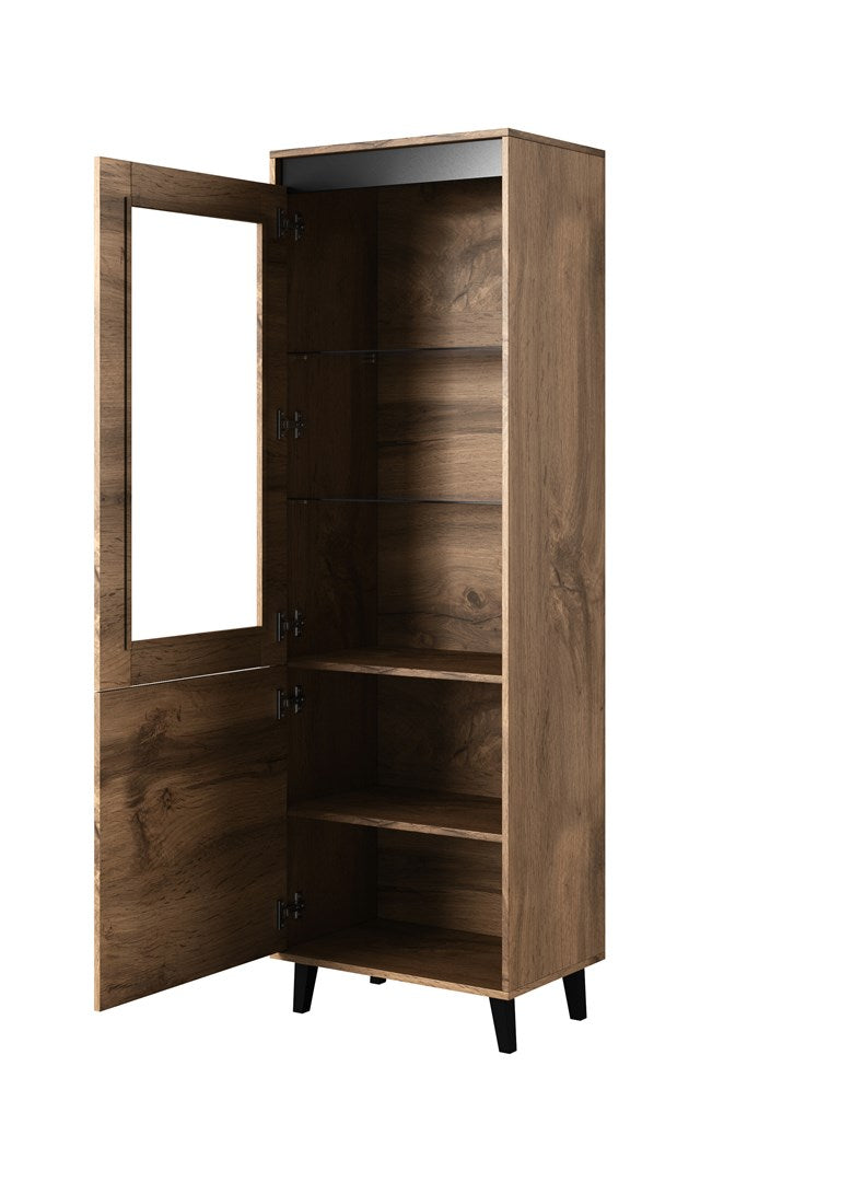 Cabinet NORD 60x38x182.5 cm Oak Wotan/Anthracite
