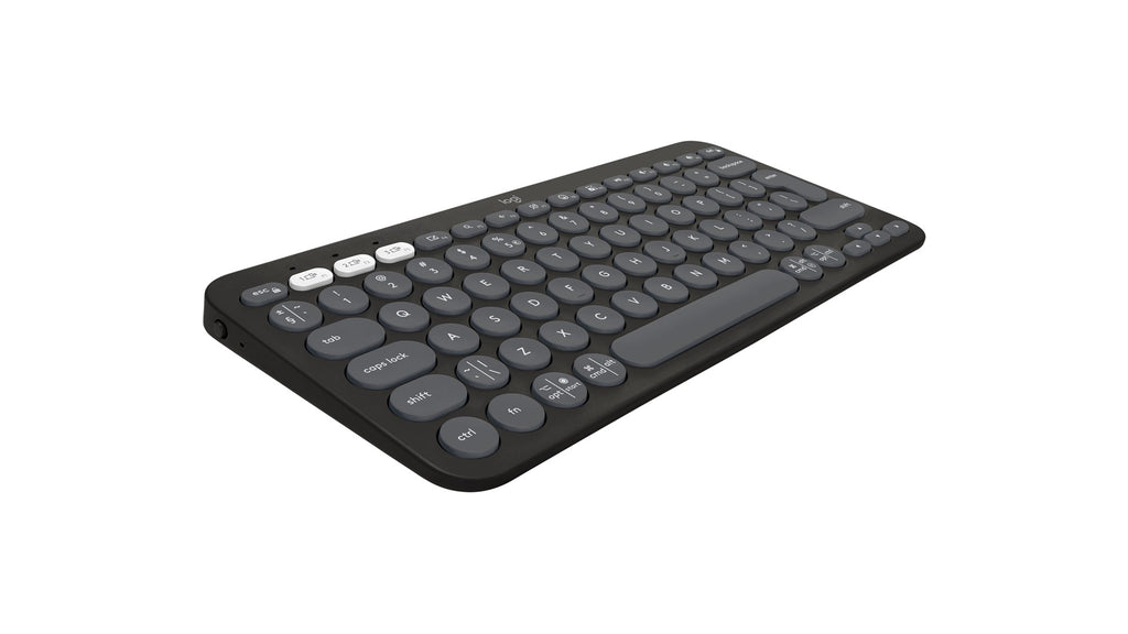 Logitech 920-012239 keyboard Mouse included Universal RF Wireless + Bluetooth QWERTY US International Graphite