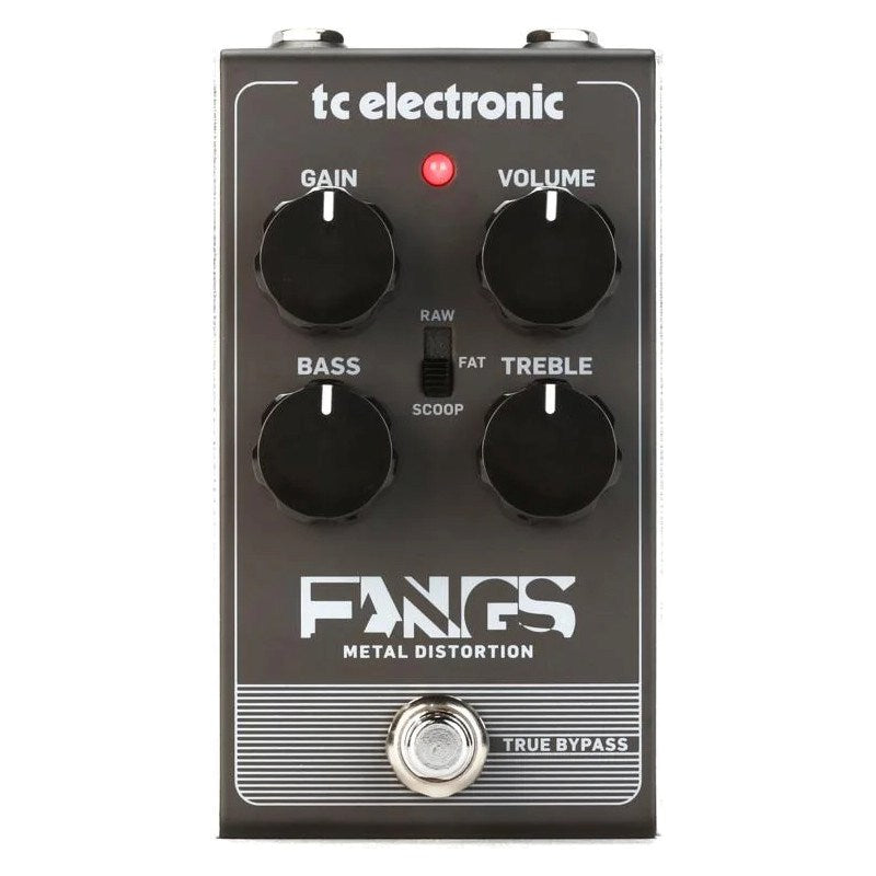 TC Electronic Fangs Metal Distortion Guitar Effect Pedal - 34000109
