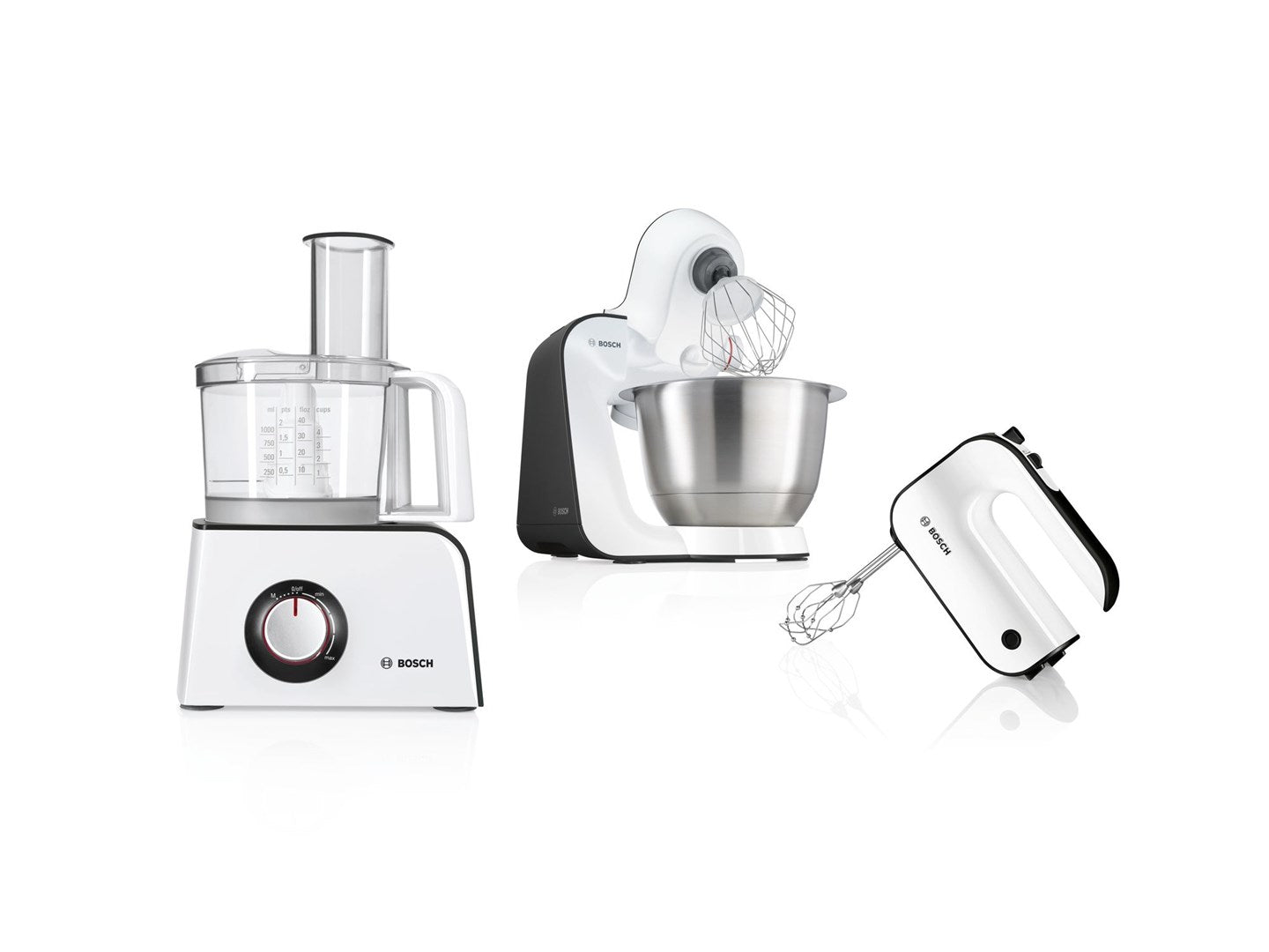 Bosch MFQ4020 Hand Mixer 450 W Anthracite White