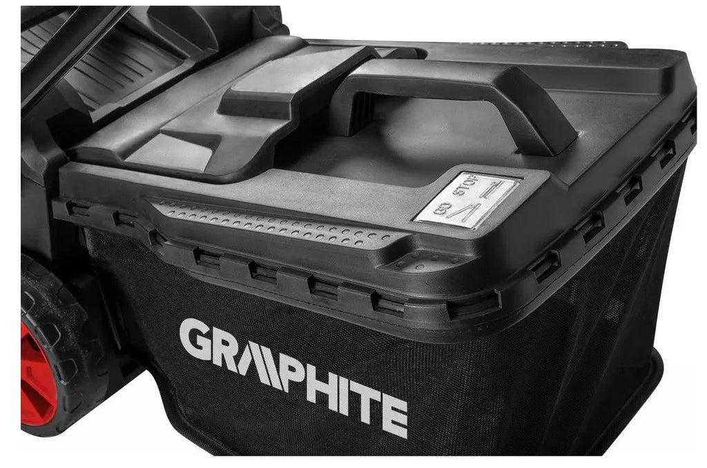 GRAPHITE Electric Lawn Mower 1500W 360 mm with 35 L Grass Box