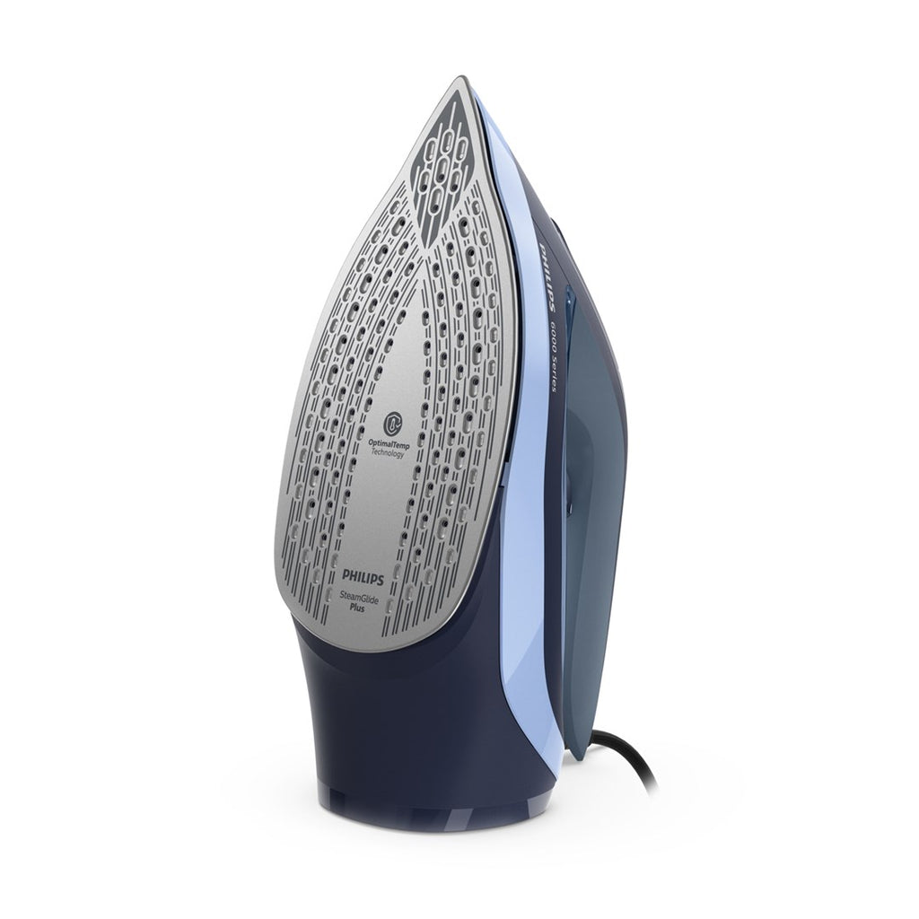Philips 6000 Series Iron DST6120/20 - SteamGlide Plus Soleplate, 2600 W Blue