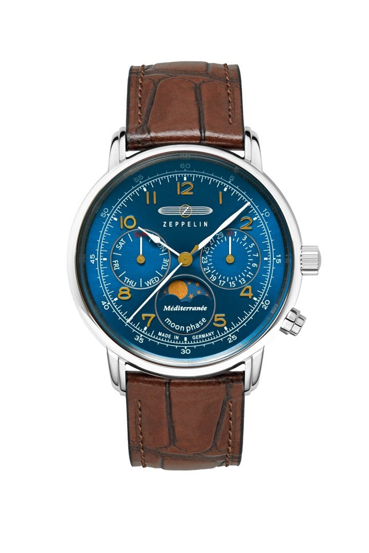 Zeppelin Mediterranee 96373 Watch with Blue Dial