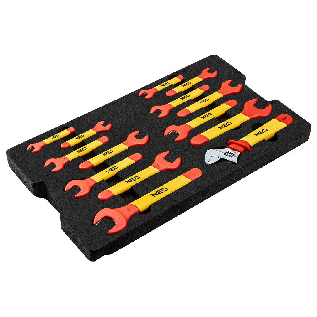 NEO Tools Electrician Service Box 52 Pieces in 22 Strong Box