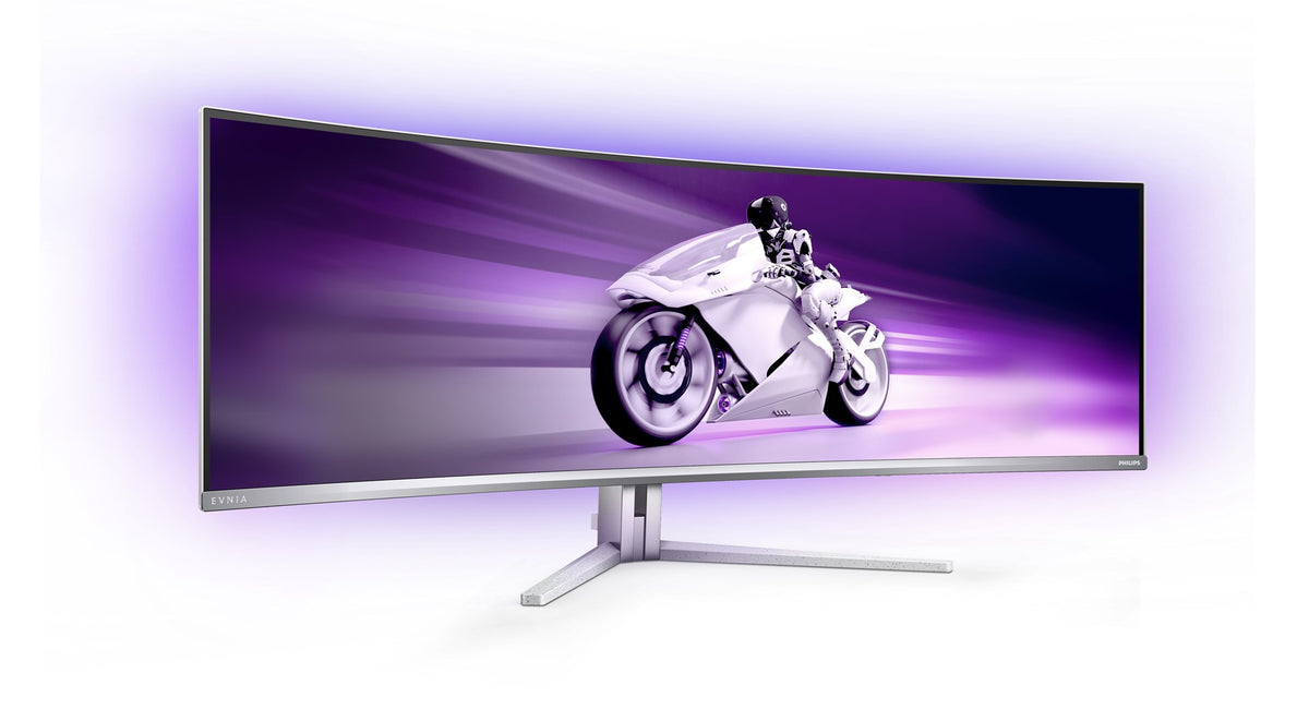 Philips Evnia 8000 49M2C8900/00 Monitor 48.9" 5120x1440 Dual QHD QD-OLED White