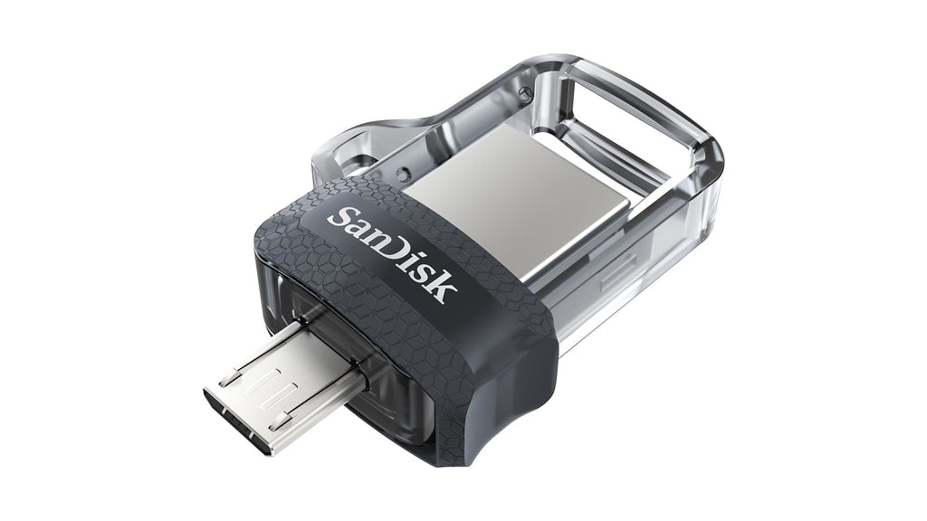 SanDisk Ultra Dual M3.0 - USB Flash Drive - 256GB - USB3.0/ micro USB - SDDD3-256 G-G46