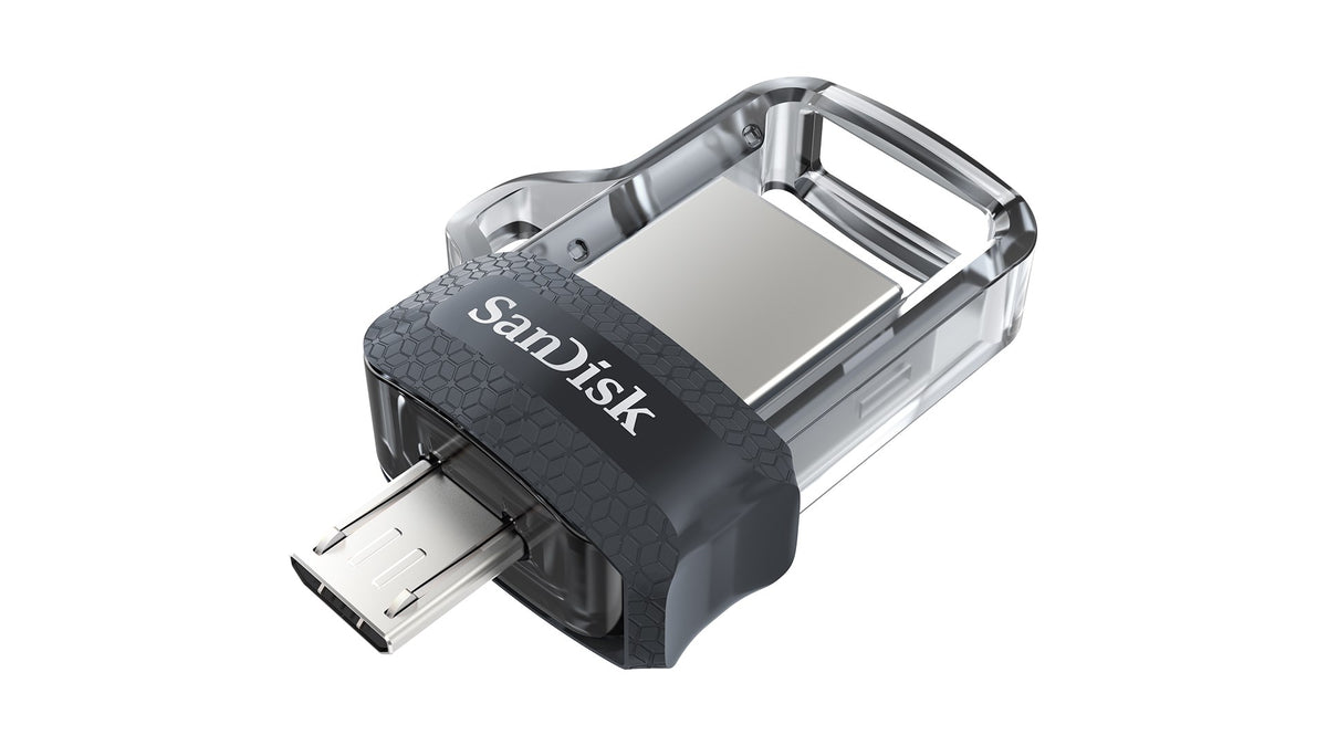 SanDisk Ultra Dual M3.0 - USB Flash Drive - 256GB - USB3.0/ micro USB - SDDD3-256 G-G46