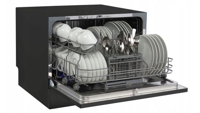 HEINRICH'S Dishwasher Countertop Black 6 Place Settings 8840