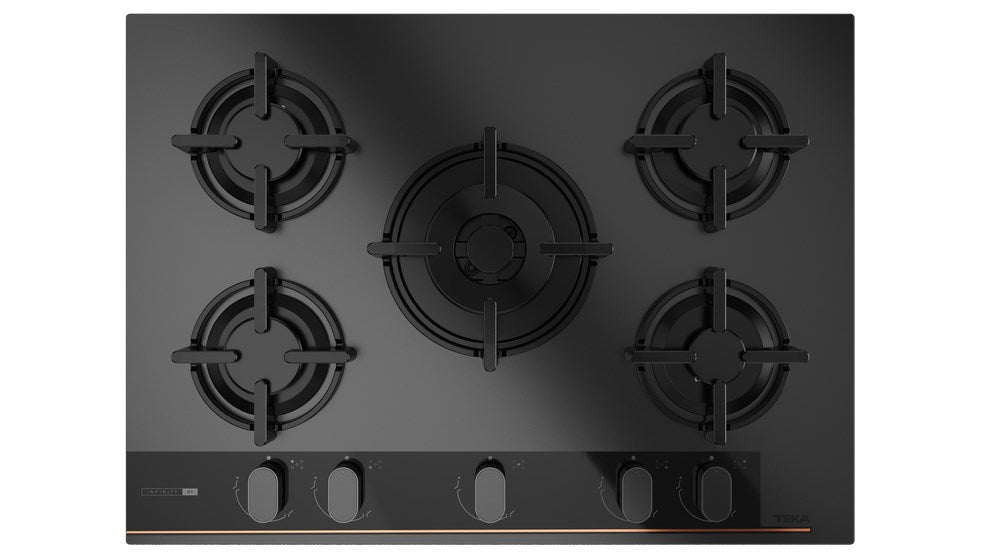 TEKA Built-in Gas Hot Plate 70 cm 5 Cooking Zones Propane/Butane Model 2499