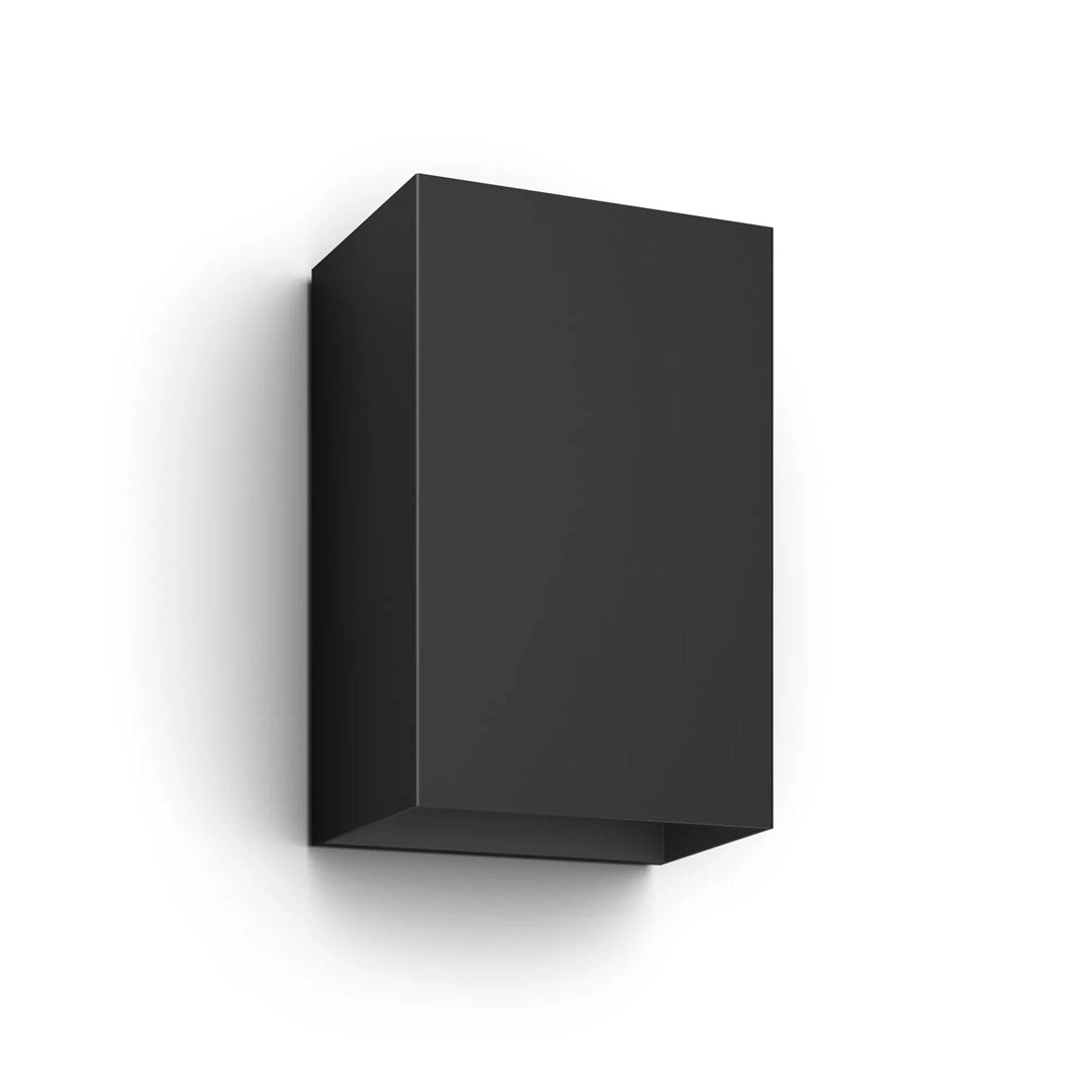 Philips Hue Outdoor Wall Light Black 1200 lm IP44 Compatible with Alexa, Google Home, Apple HomeKit Model 8718696174388