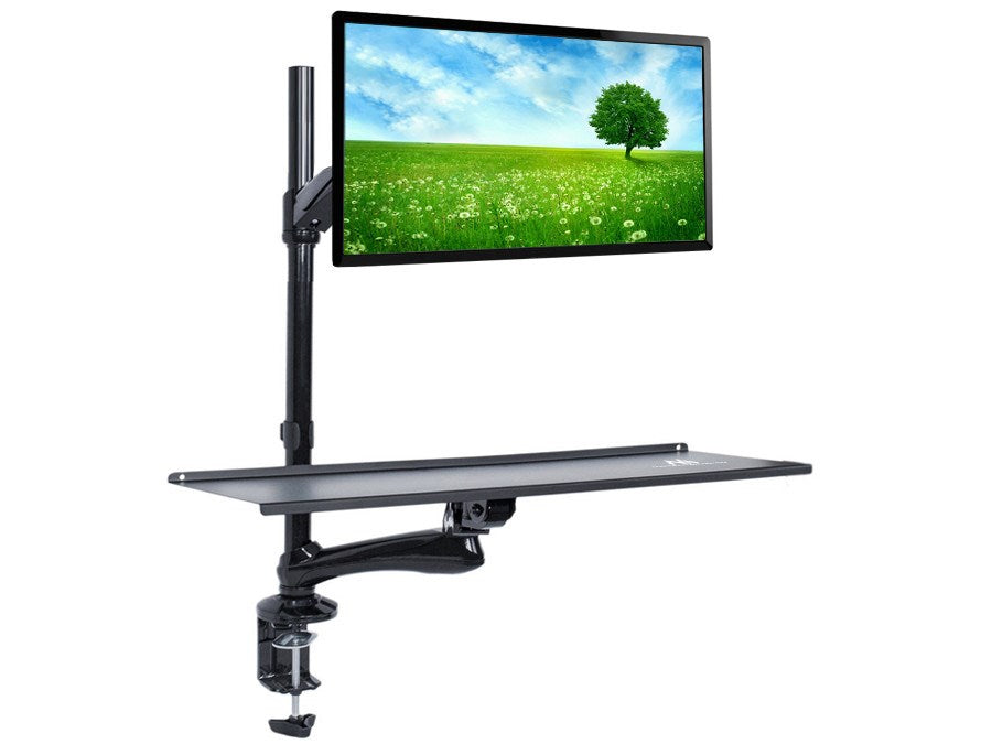 Maclean Monitor and Keyboard Mount for Standing Work MC-681