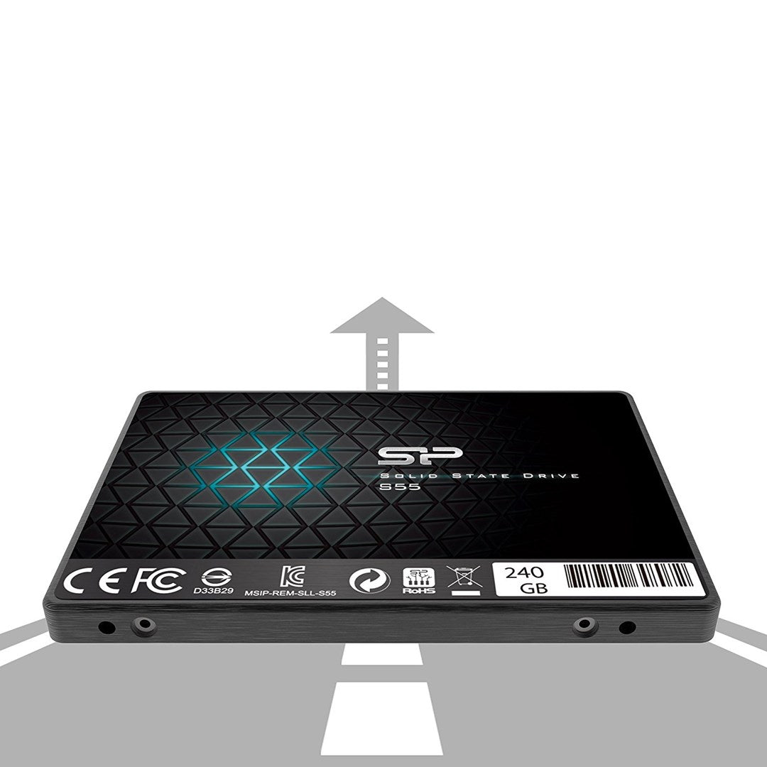 S55 SSD - 2.5" SATA III 6Gb/s, Affordable Upgrade for Old Computers 6-Gbit/s-Schnittstelle