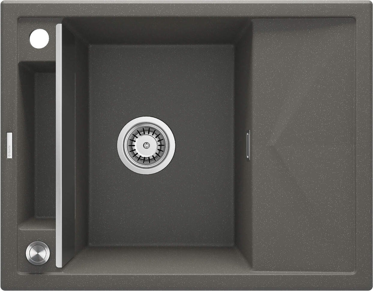 Deante Granite Sink 1-Bowl 64x50 cm Anthracite Magnetic ZRMT11A