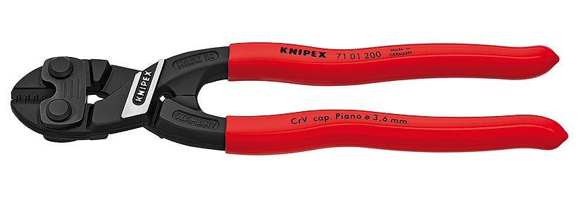 KNIPEX Bolt Cutter Pliers Chromium-Vanadium Steel 200 mm 71 01 200
