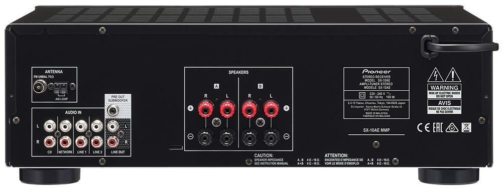 Pioneer SX-10AE 45 W 4.1 Channels Stereo Receiver Black SX10AEBMMP