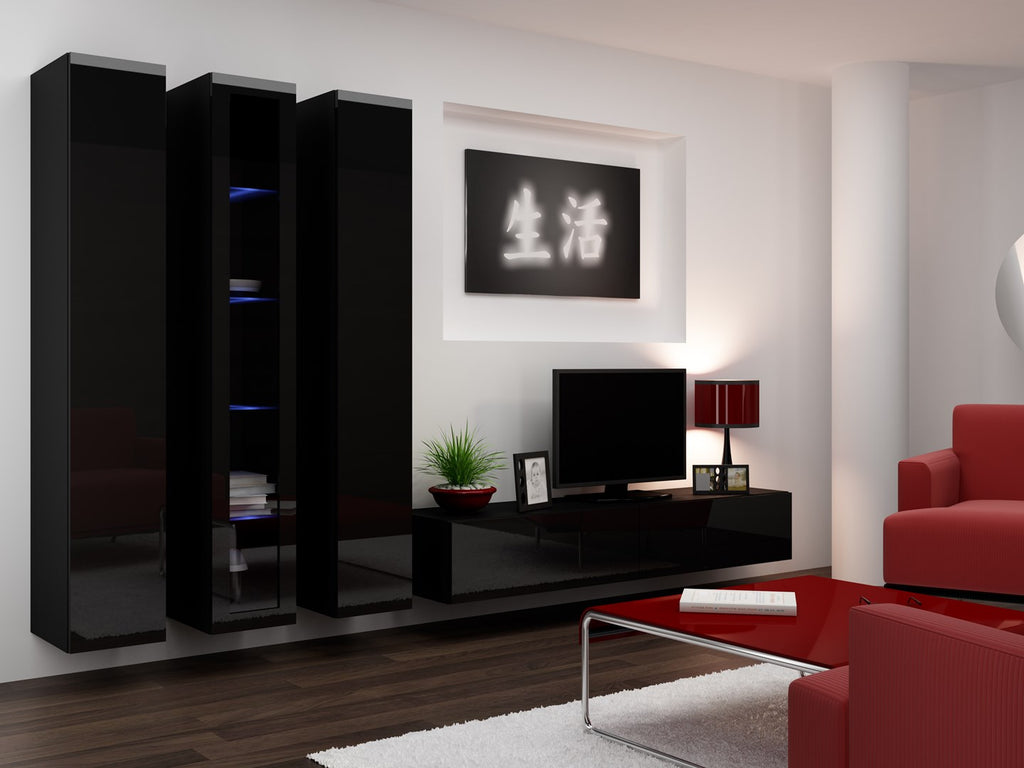 Cama Full Cabinet VIGO '180' 180/40/30 Grey/White Gloss
