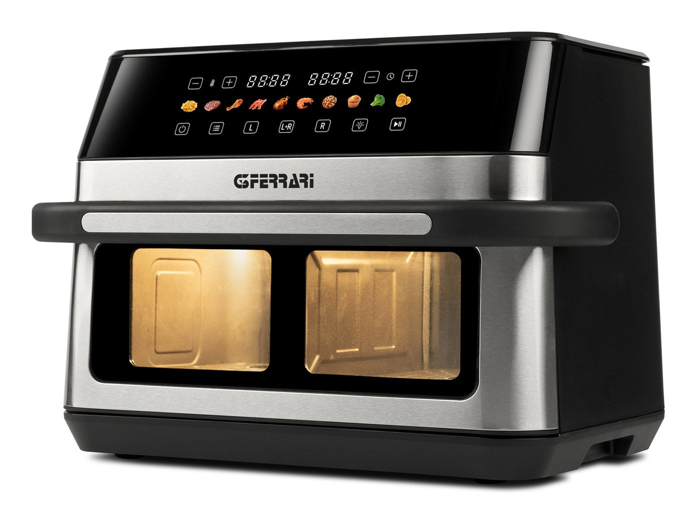 G3 Ferrari Hot Air Fryer G10223 Double 12 L 2200W Black Stainless Steel