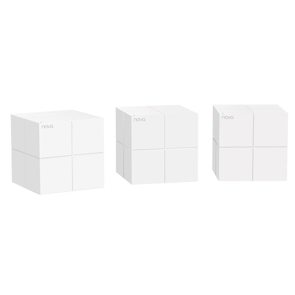 Tenda Nova MW3 Whole Home Wi-Fi Kit (3-Pack) - AC1200, 300m² Coverage, Easy Setup