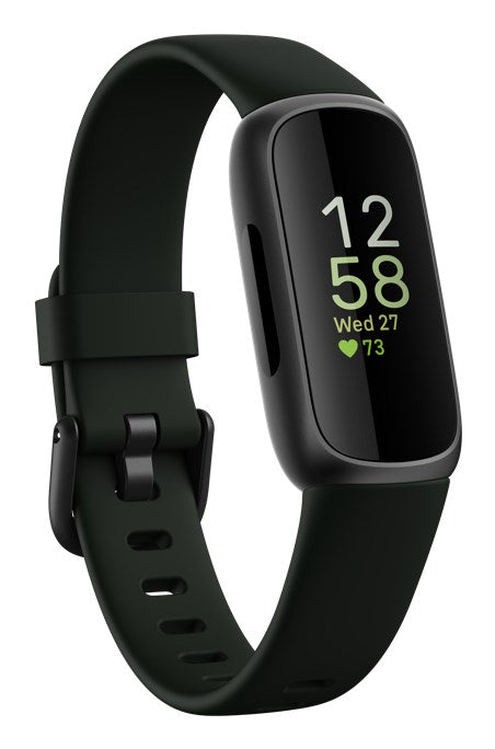 Fitbit Inspire 3 - Black - Activity Tracker - Silicone Band - Bluetooth (FB424BKBK)