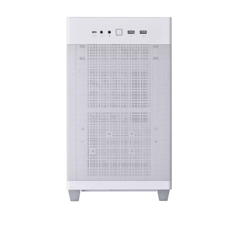 ASUS AP201 Prime Case TG - White MicroATX PC Case