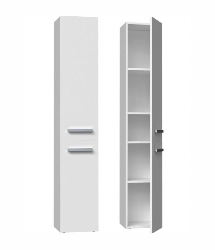 NEL II Bathroom Cabinet 31x30x174 cm Matt White