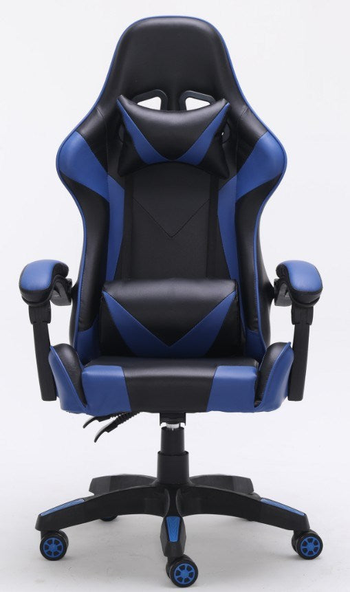 Topeshop FOTEL REMUS NIEBIESKI Office Chair Padded Seat Padded Backrest