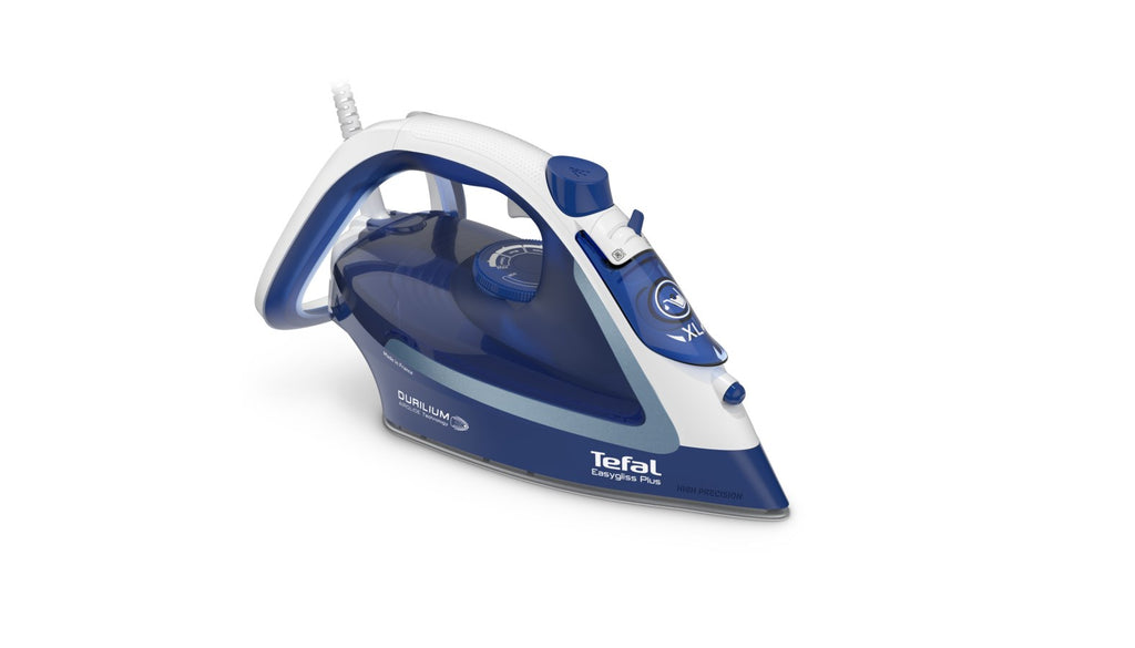 Tefal EasyGliss Plus FV5735 iron Dry & Steam iron Durilium soleplate 2500 W Blue  White