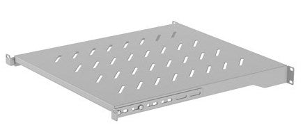 Lanberg Rack Shelf 1U 25 kg Grey 510 mm x 495 mm x 45 mm AK-1005-S