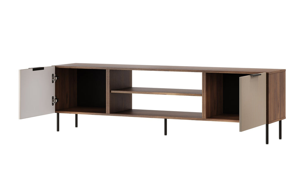 Cama ALMERA TV Cabinet 180.5x42x52.5 Walnut/Cashmere