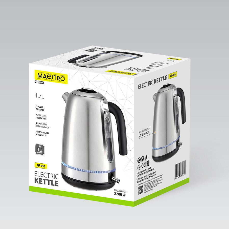 MR-050 MAESTRO Electric Kettle 1.7 L 2200W
