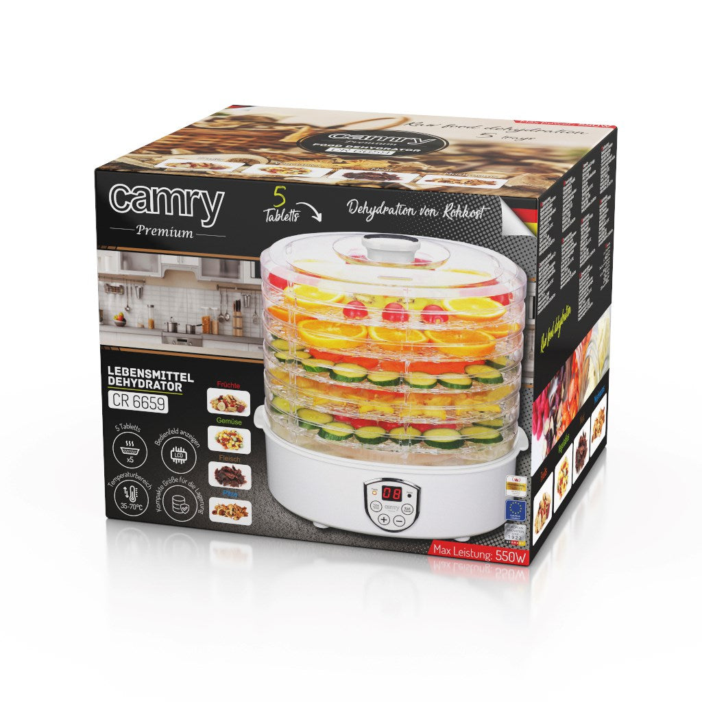CAMRY CR 6659 Food Dehydrator 240W 5 Trays