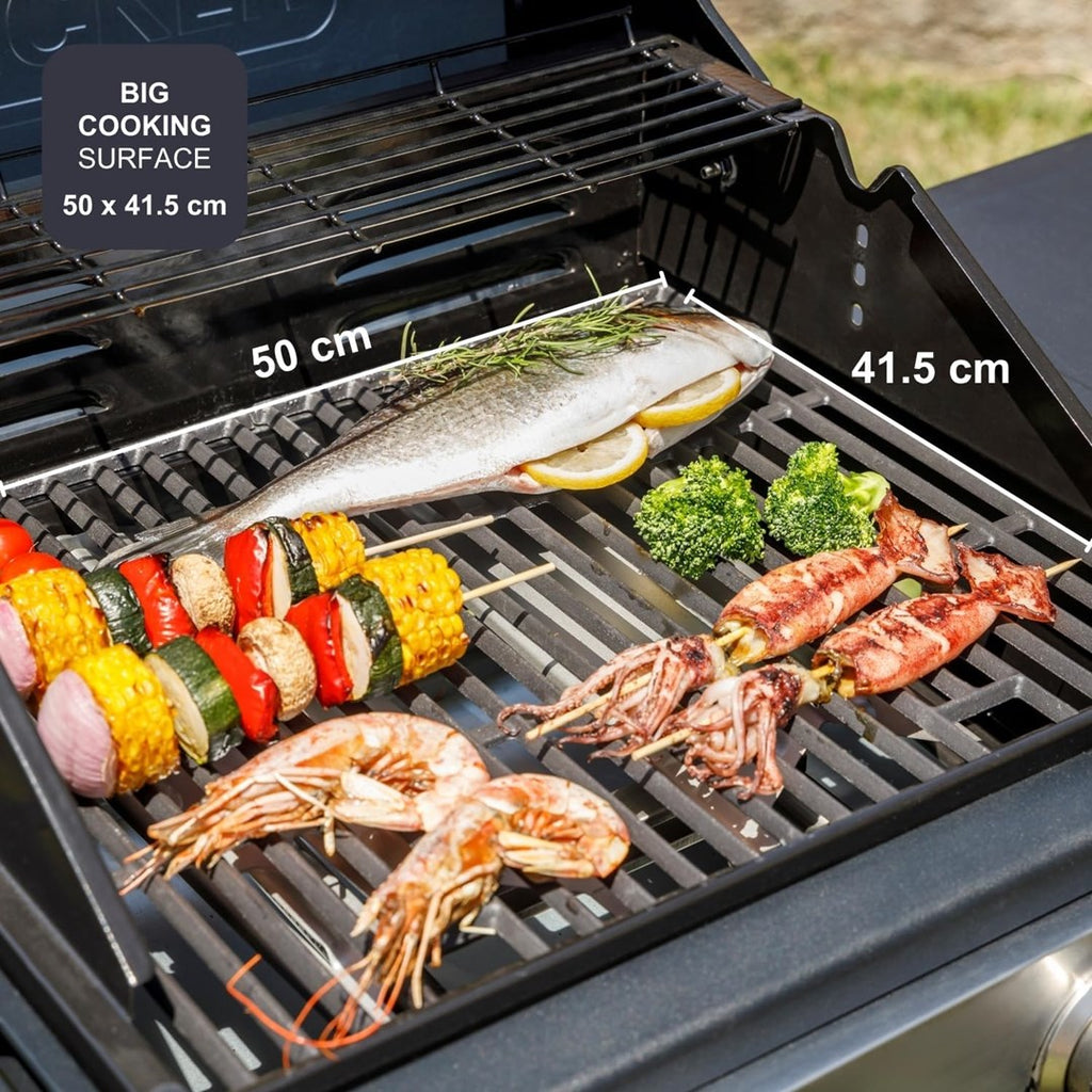 BLACK+DECKER Gas Grill ES9330110B 2 Burners with Built-in Thermometer