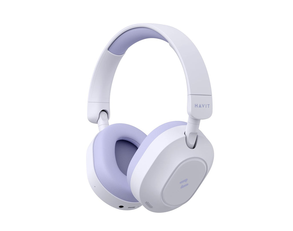 Havit Bluetooth Cordless Headphones with Active Noise Cancellation Violet H668BT