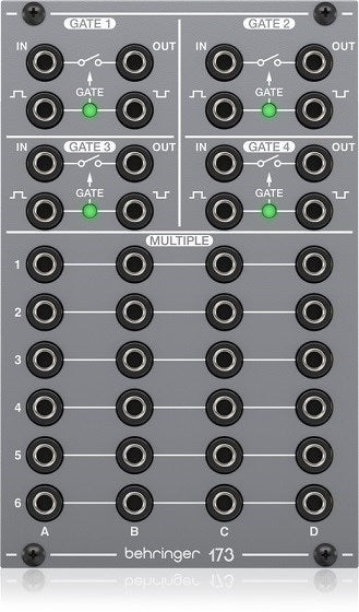 Behringer 173 Quad Gate/Multiple Modular Synthesizer Module
