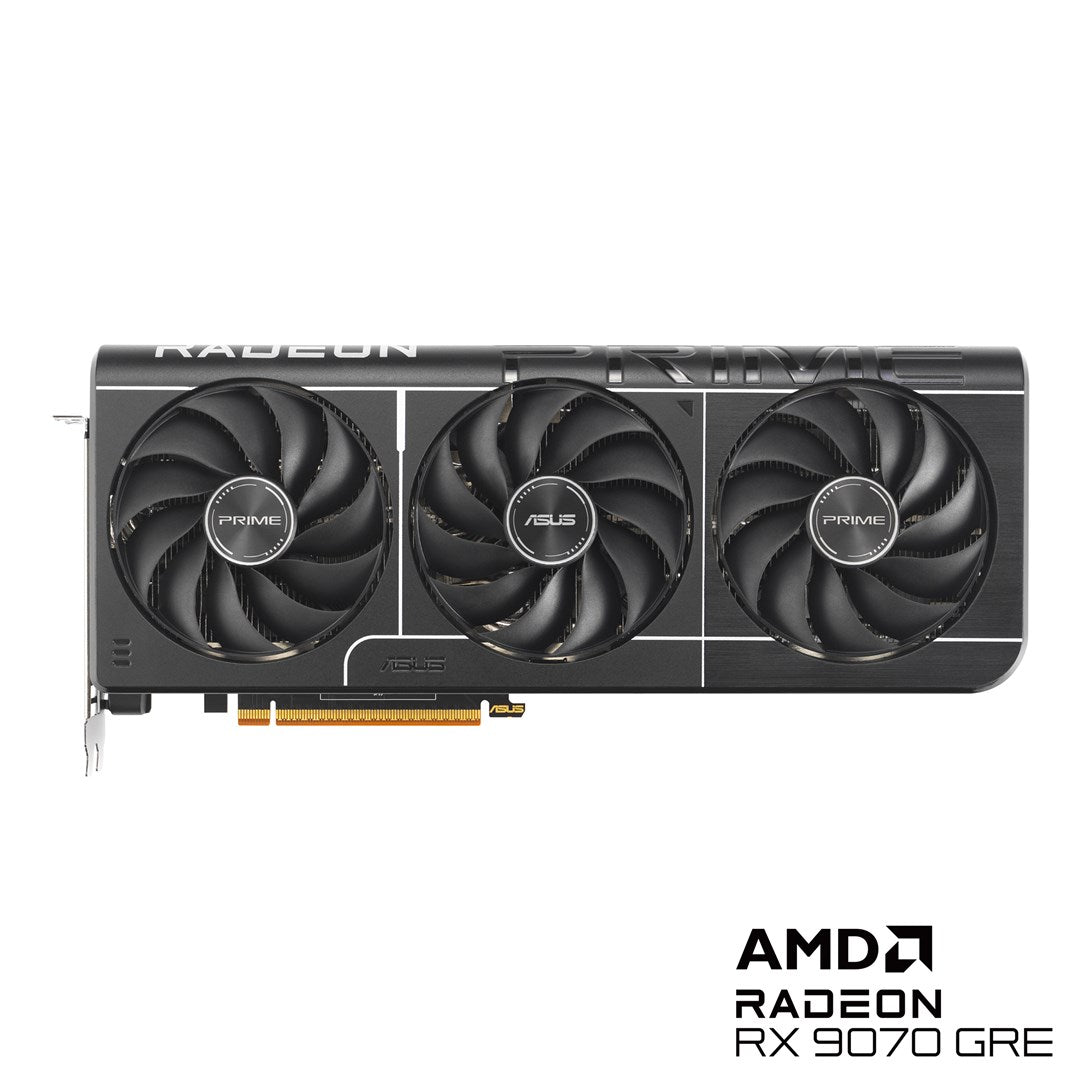 ASUS Graphics Card Prime -RX9070GRE-O12G 1690 g 240 mm x 410 mm x 100 mm Model 90YV0PP0-M0NA00