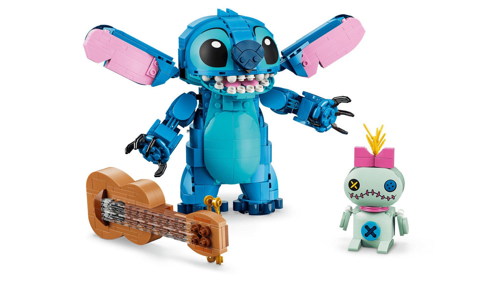 LEGO Disney Building Blocks Set 43296 - Stitch and Scrump - 713 Pieces, 9+ Age