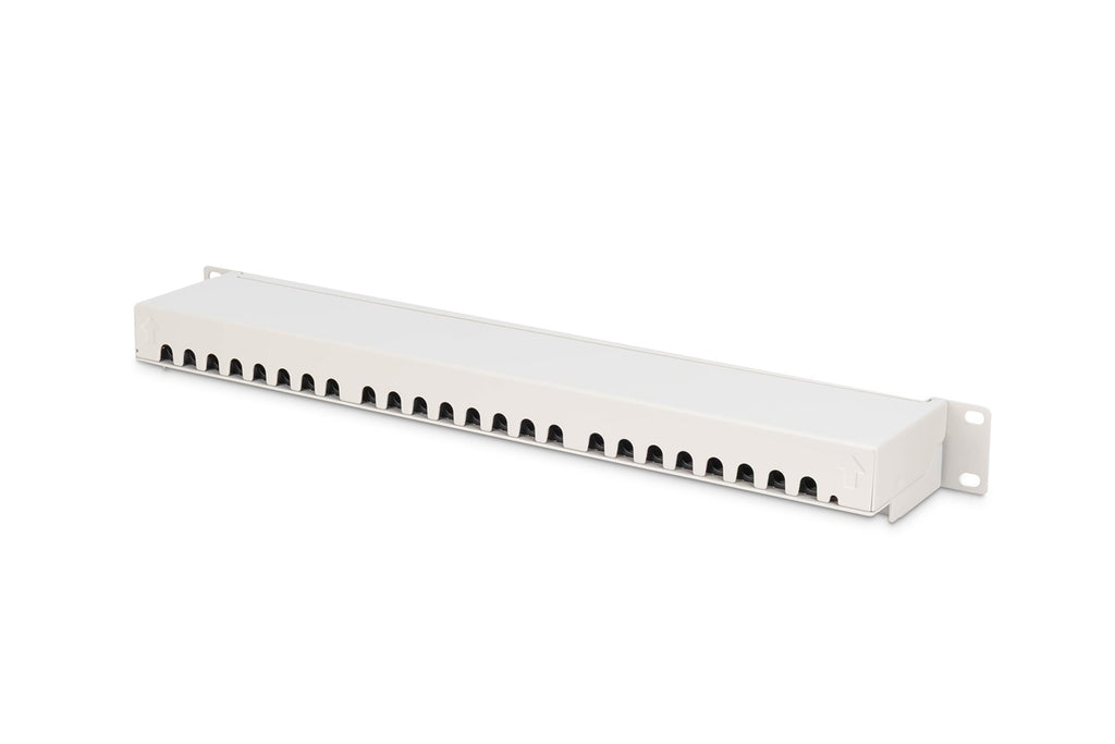 DIGITUS Professional Patch Panel - RJ-45 X 24 - 1U - Hellgrau, RAL 7035 - Model DN-91624S-EA