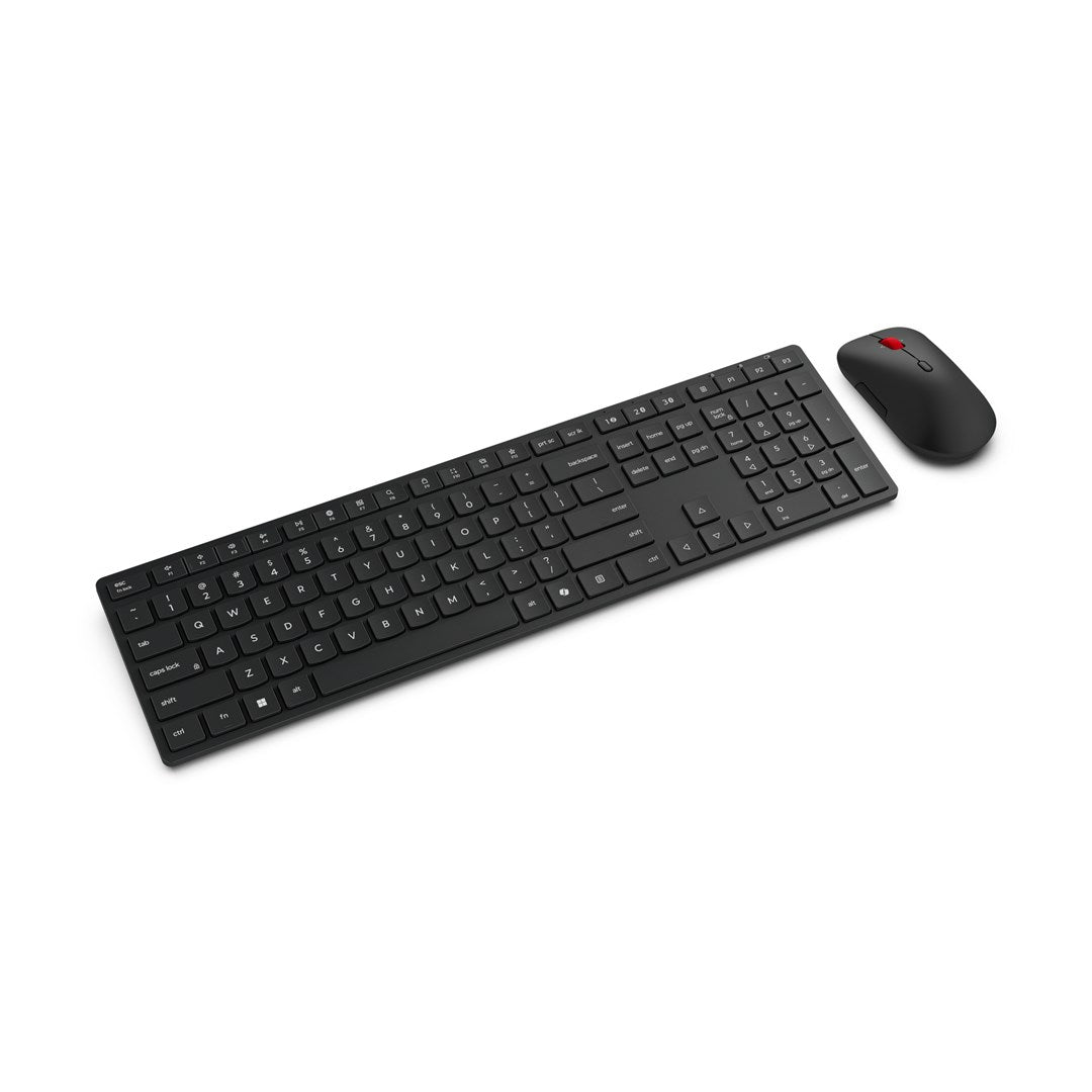 Lenovo Wireless Keyboard and Mouse Set 4X31S04848, 433.6 x 123.4 x 25.2 mm, Black