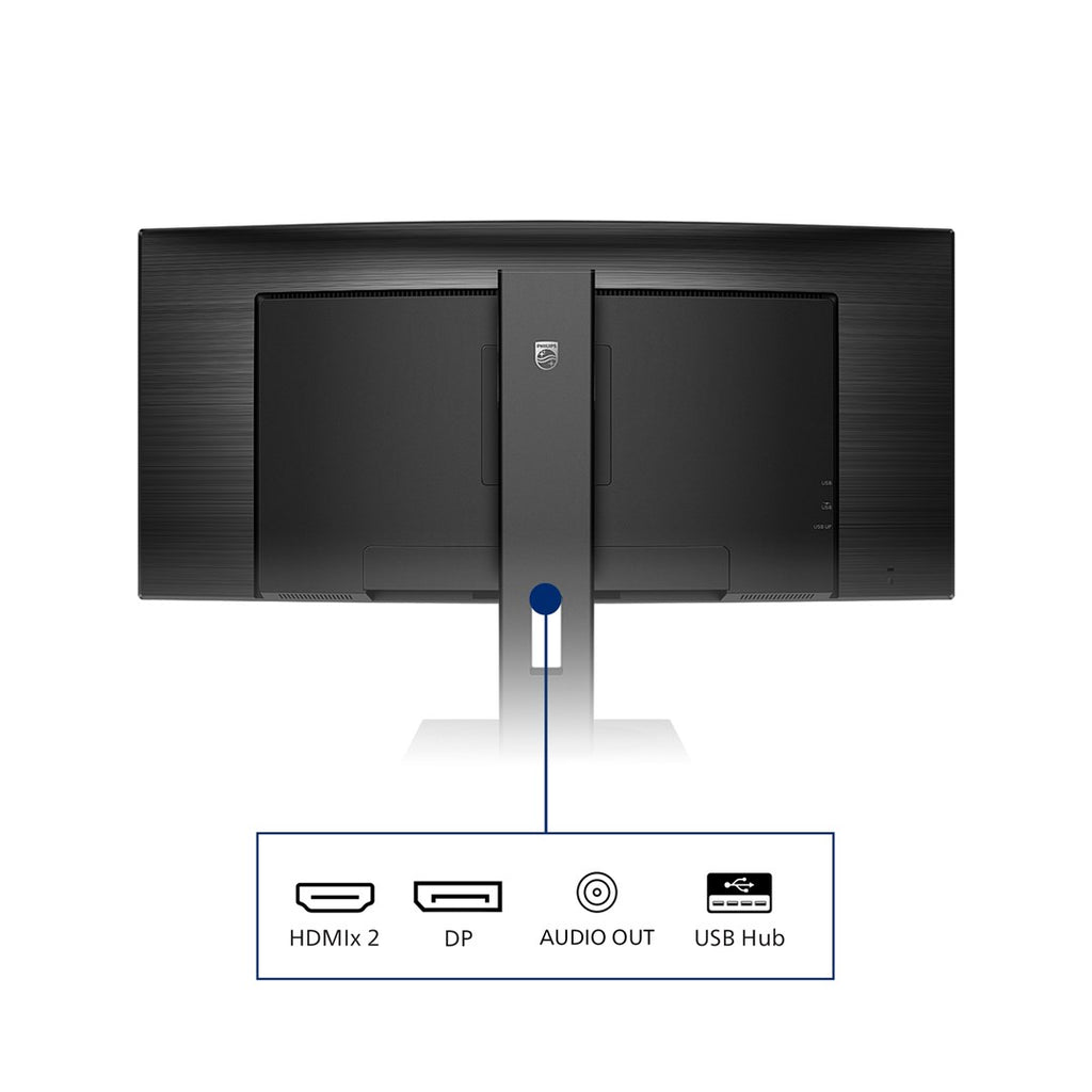 Philips Computer Monitor 34" Curved QHD 3440x1440 VA 345B1C/00