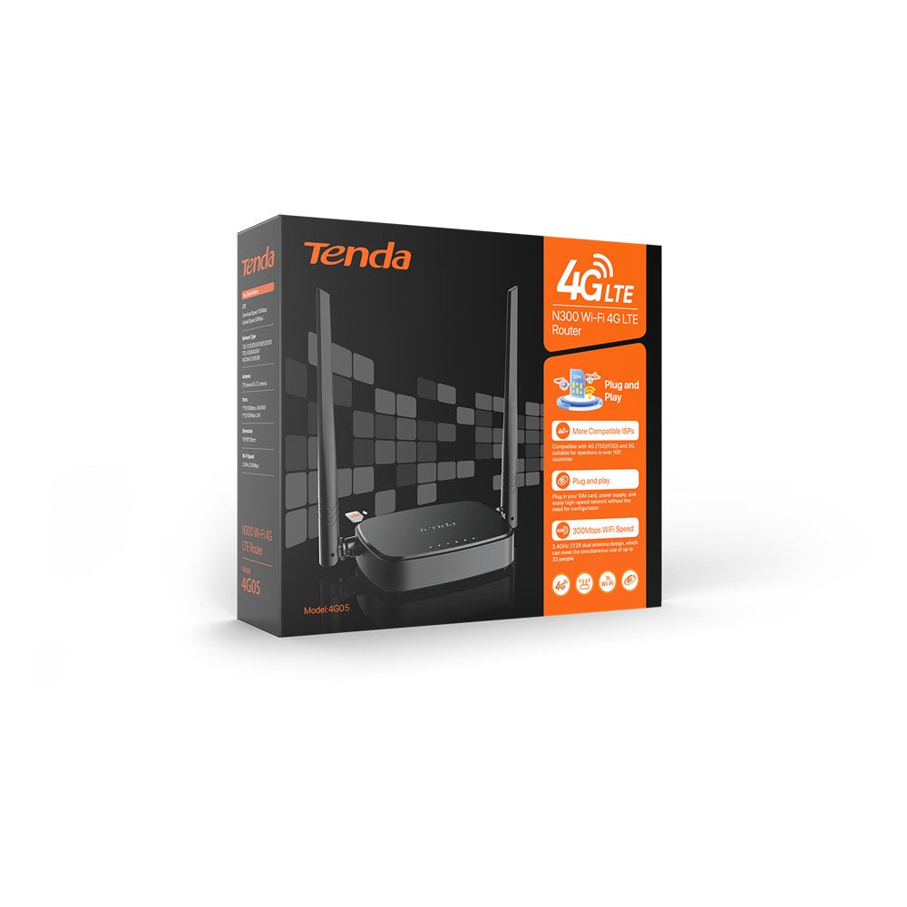 Tenda 4G05 Wireless Router Fast Ethernet Single-band 2.4 GHz
