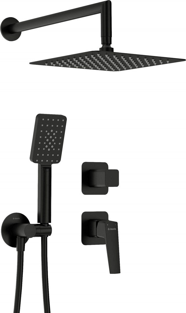 Deante Concealed Shower Set with 3 Functions Overhead Shower