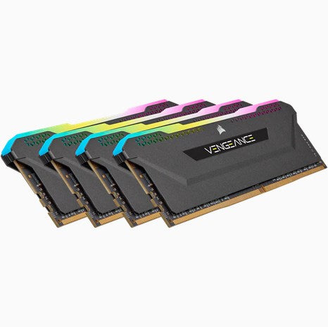 CORSAIR Vengeance RGB PRO SL - DDR4 - Kit - 64 GB: 4 x 16 GB - DIMM 288-PIN - 3200 MHz/ PC4-25600 -