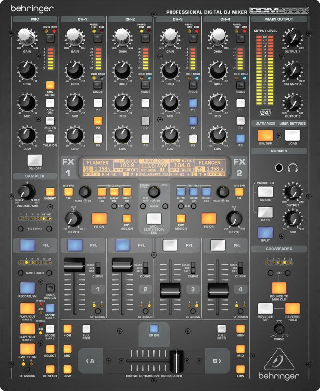 Behringer DJ Mixer 5 Channels 6344 g 474 mm x 400 mm x 177 mm