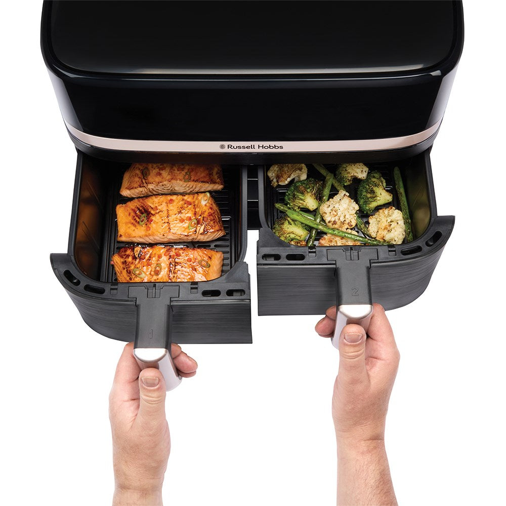 Russell Hobbs Air Fryer Dual 9 L 2800W Black