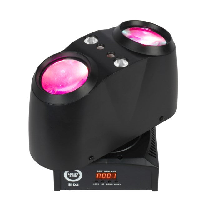 LIGHT4ME SID2 - 4-in-1 LED multi-effect light + beam/laser/strobe effect