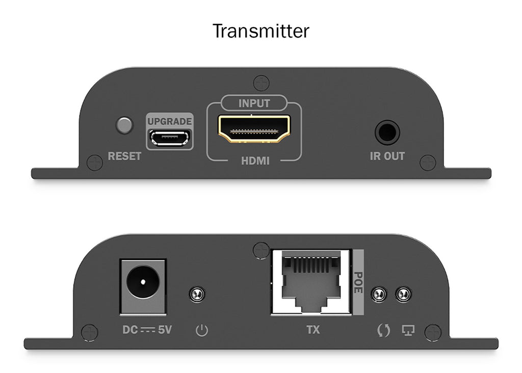 HDMI Extender 4K/60Hz Cat6 IP PoE Set
