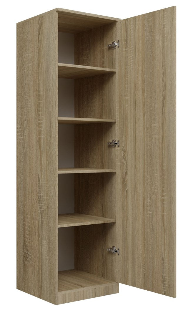 Topeshop SD-50 Wardrobe 1 Door 5 Shelves Oak