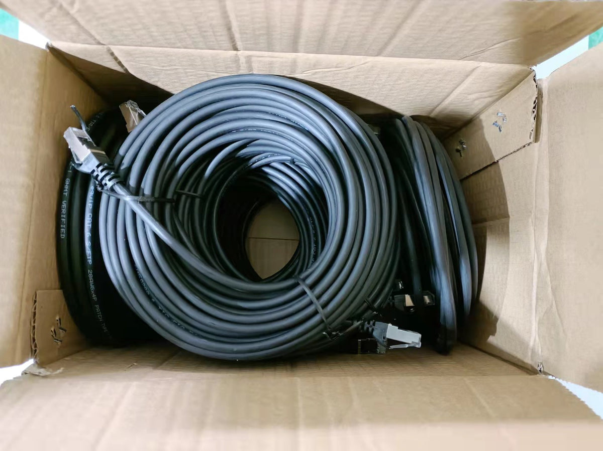 equip Patch Cable RJ-45 (M) to RJ-45 (M) 50 cm SFTP, PiMF CAT 6 - Black (pack of 60)