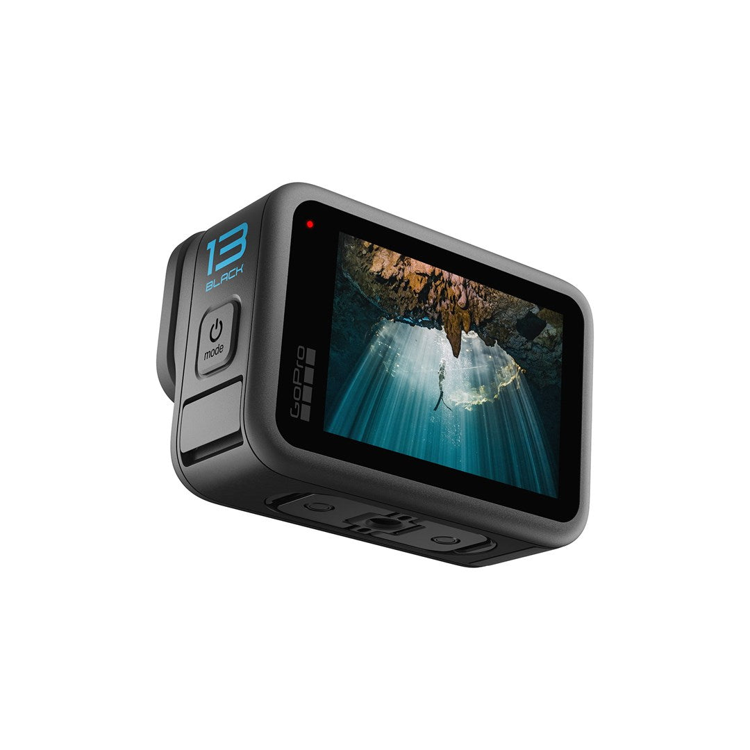 GoPro HERO13 Black Accessory Bundle, Includes HERO13 Black Camera, Handler, Extra Battery, 64GB SD Card