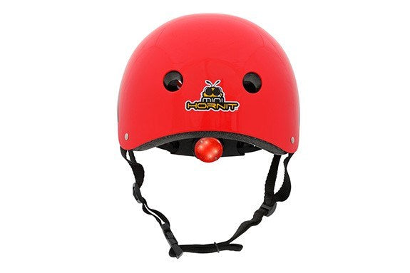 HORNIT Children's Helmet Aviators M 53-58 cm AVM909 Weight: 385 g Color: Black, Red